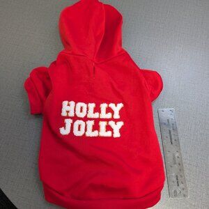 Fabdog "Holly Jolly" Dog Hoodie